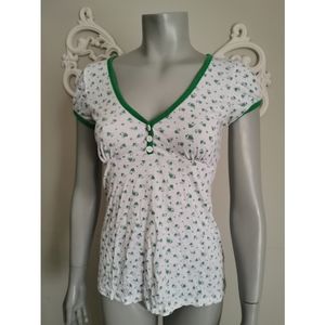 Antistar heart print v-neck t-shirt